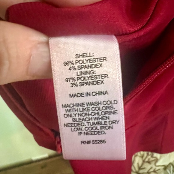 EUC Express Peplum Red Blouse Size Small - Picture 12 of 15